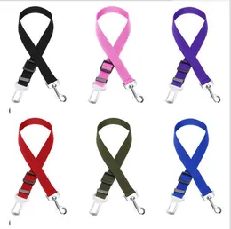 Pet Dog Kot Samochodowy Seat Paski Bezpieczeństwa Siedzenia Klip Searbelt Wiązka Regulowana Regulowana Leash Travel Pet Dog Cat Collar Smycz