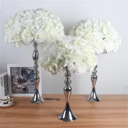 Silk flower ball artificial DIY all kinds of flowers heads wedding decoration wall hotel shop window table accessorie three size