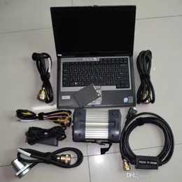 Top MB Star C3 SD Connect diagnosis tool with d630 laptop installed well hdd or SSD Super fast speed ready to use 12v 24v