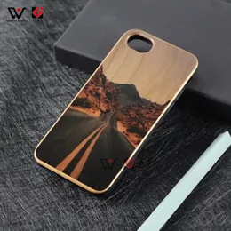 Custodie per cellulari di moda all'ingrosso Cover posteriore Custodia antiurto per iPhone 6s 7 8 Plus 11 12 Pro Xs Xr Max Modello stampato in legno Shell