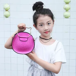 Newest Girls Handbags And Cross-body Bags 2Pcs Matching Bags Baby Kids Girls Princess Purse Children Fruit Clor Candies Snacks Leisure Bags