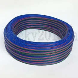 100 Meters 4Pin RGB Extension Wire Cable Connector 22AWG for 3528 5050 RGB LED Strip Light