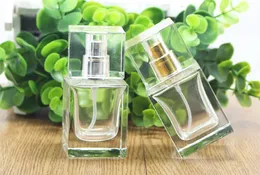 Hot Sale High_End 30ml Square Glass Perfume Bottle Parfym Spray Flaskor 1oz 50pcs / Lot Fri frakt