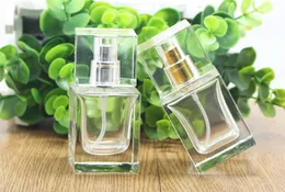 Gorąca Sprzedaż High_end 30 ml Kwadratowe Szkło Perfumy Butelki Perfumy Butelki Spray 1OZ 50 sztuk / partia Darmowa Wysyłka