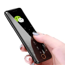 Original ULCOOL V6 V66 Luxury Cell Phone Super Mini Ultrathin Card phone with MP3 Bluetooth 1.67inch Dustproof Shockproof mobile cellphones
