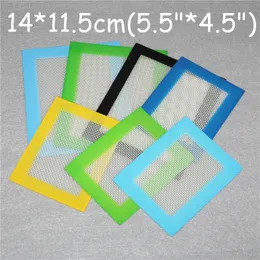 silicone mats wax nonstick pads silicone dry herb mats 1411 5cm food grade baking mat dabber sheets jars dab pad green blue yellow
