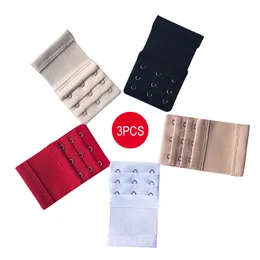 3PCS Bra Extenders Bra Strap Extension Strap Extender Accessories Adjustable 3 Hooks 3 Rows Lady Underwear Belt Adding