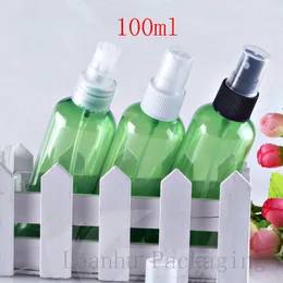 100ml X 50 empty green fine mist spray pump bottle plastic ,good sprayer PET bottles perfume travel liquid bottle 100cc