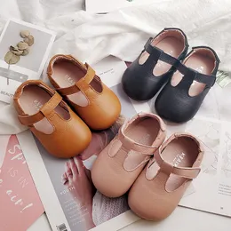 Småbarn moccasins mjuka baby skor äkta läder barn skor solida färg tjejer skor prinsessan mary jane chaussure file