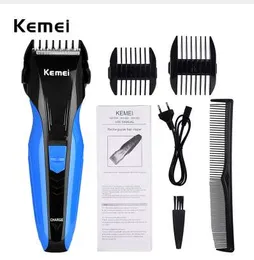 Kemei Rechargeable Hair Cążki Mężczyźni Elektryczne Profesjonalne Włosy Trymery Razor Shaver Broda Golenie Cięcie Kit Pielęgnacja Twarzy