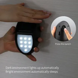 태양 광 10 LED 휴대용 태양 에너지 램프 방수 홈 마당 야외 조명 LED 가든 라이트 경로 벽 램프