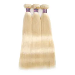 Ishow Products 613 Blonde Bundles Peruanische Gerade Echthaarverlängerungen 10-28 Zoll Remy Brasilianische Haarwebart Tressen für Frauen Mädchen jeden Alters