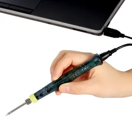 Freeshipping Mini USB Saldatore elettrico Pistola per saldatura portatile con indicatore LED Saldatura a ferro caldo Strumento di riscaldamento di alta qualità 5V 8W