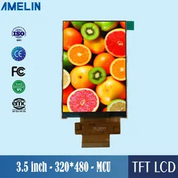 3,5 tum 320 * 480 12 TFT LCD-modulskärm med MCU-gränssnittsskärm och ILI9488 Driver IC