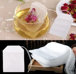Mode heta tomma tepåsar tepåsar sträng läka tätningsfilter papper teabag 5,5 x 7cm för ört löst te sn1108