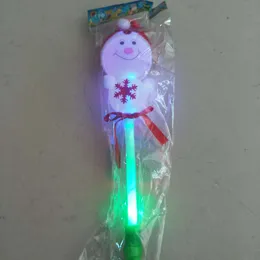 luminescence Christmas Snowman bar wholesale all kinds of handheld luminous rod flash rod factory direct selling LED Light Sticks