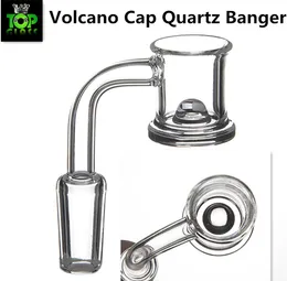 Quartz Banger Tjock Bottom Flat Top Beveled Edge Banger OD: 25mm XL Quartz Passar Carb Cap Bättre Manlig Kvinna 10mm 14mm 18mm Joint