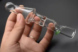 Neueste Rakete Stil Glas Hand Rohre Mini Hand rohre Farbige Gepunkteten LABS steamroller Glasfilter Schnupper glas löffel rohr 2 stücke