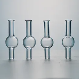 Bubbler-Vergaserkappe für Quarz-Thermo-Banger, 25 mm Durchmesser, 100 % Quarz-Kugel-Nagelkappen für Glas-Wasserbongs, Wachs-Tupfen-Ölplattform BFZ01