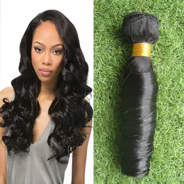 Yuntian Product Loose Wave Bundlar Brasilianska hårvävbuntar 100g En bit Human Hair Extension Remy Hair Weaving