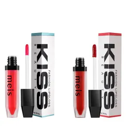 NEW MEIS Brand Fashion Lip gloss KISS Lipstick 20 Colors beauty Lipstick Lip gloss matte liquid lipstick Glitter Lip gloss