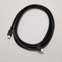 Угловой мини-B 90 градусов влево, 5-контактный USB-кабель для передачи данных между мужчинами и мужчинами, автомобильная линия передачи данных, 2 м