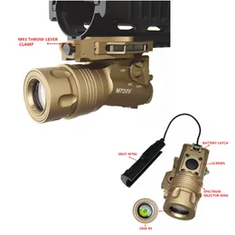 Tactical M720V LED Flashlight Gun Light For Hunting With Markings Black/Dark Earth 20mm