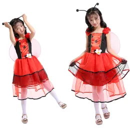 Children Clothing Girls Pretty Ladybird Fairy Play Clothes Princess ...