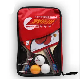 High Quality Practical Carbon Fiber Table Tennis Racket Rubber Table Tennis Bat with Bag Top Recommended