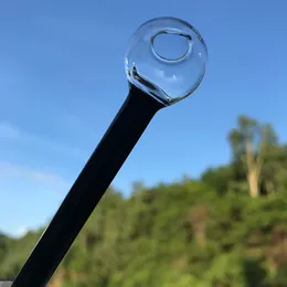 Queimador de óleo de vidro grosso pyrex de alta qualidade cachimbo para fumar cachimbo de água transparente para unhas