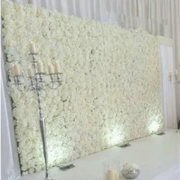 20st elegant mjölk vit rose hortensia blomma vägg bröllop bakgrund dekoration centerpieces levererar 40x60cm varje bit