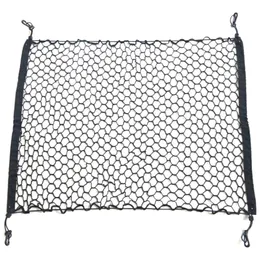 1x For Toyota Previa Car Auto vehicle Black Rear Trunk Cargo Baggage Organizer Storage Nylon Plain Vertical Seat Net