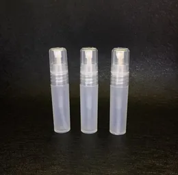 5ml Frost Transparent Plastikowy Perfumy Butelka 5CC Refillable Mini Atomiser Puste butelki do sprayu Butelki do pakowania LX3168