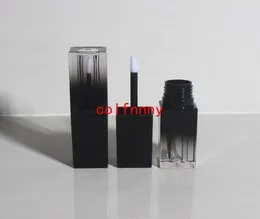 100 sztuk / partia Lip Gloss Tube Puste 5 ml Lip Gloss Container Makeup Lip Oil Container Square Plastic Tubes