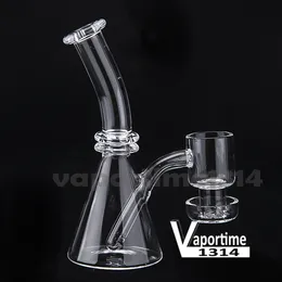 TERP Rökning Tillbehör Slurper Bägare Quartz Mini Bongs 5 ​​tum Vakuum Bowl Banger Nails Individuell svart låda Vattenrör Dab Rig Inline 642