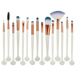 MAANGE 15Pcs Cosmetic Makeup Brush Powder Eye Shadow Eyeliner Eyebrow Lip Concealer Brush Eye Brushes Set Beauty Tool kits