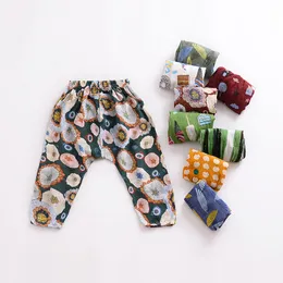 Spodnie dla dzieci 2018 Letnie maluch Odzież Baby Boys Girls Spodnie Miękkie Bawełniane Cienkie Dzieci Luźne Spodnie Harem Anty-Mosquito Spodnie 9 kolorów
