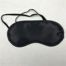 DHL free Black Eye Mask Shade Nap Cover Blindfold Mask for Sleeping Travel Soft Polyester Masks