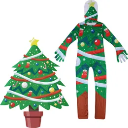 クリスマスツリーのコスプレの服クリスマスツリーのコスプレの服素敵な子供たちと女の子のためのクリスマスの服
