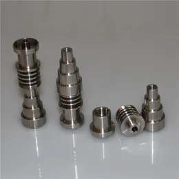 New Hand tools glass smoking pipe bong Titanium nails 10mm 14mm 18mm male and female joint domeless titanium nail GR2 qulaity