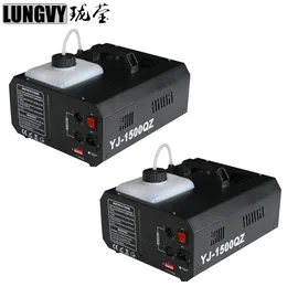 2pcs/lot 1500w Fog Machine Pyro Vertical Smoke Machine DMX512 Control Professional For Stage Party Club DJ