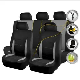 Ftyingbanner 11pcs Full Set Bilstolsöverdrag Universal Automobiles Säteöverdrag för bil Lada Gribtea Toyota Nissan