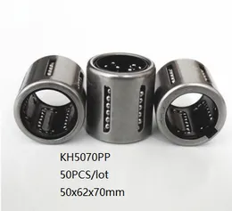 50 pz/lotto KH5070PP 50mm cuscinetti a sfere lineari mini premendo boccola lineare cuscinetti movimento lineare parti della stampante 3d router di cnc 50x62x70mm