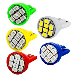 W5W / 194 / T10 1206 8SMD LED Auto Light Bulb Lampa för bilinstrument License Plate Side Marker Light