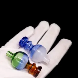 25 mm kolorowa czapka węglowodanów okrągła kopuła piłki do hakahs Evan Shore kwarc banger paznokcie dabber bongs dab platformy olejne niebieskie zielone różowe różowe