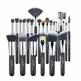 JAF  Professional  Brushes Set Kit Lip  Foundation Blusher Eye shadow Eyelashes Concealer Brush Tool 24pcs/set