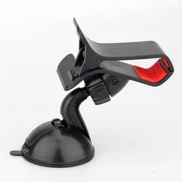 Universal 360 Graus Rotating Car Phone Holder Cell Phone GPS Windshield Sucker Mount Holder Holder Stand Black Free Shipping