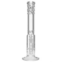 Honeycomb bongs Grace with " Suzy" ice notches water pipe 17.5" glass water bongs for smoking