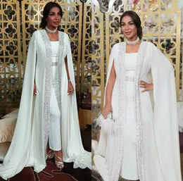 Elegant mor till brudklänningarna Crystal Rhinestones Custom Made With Cape Afton Dresses Formella klänningar Dubai Arabiska Sequined Prom-kappor