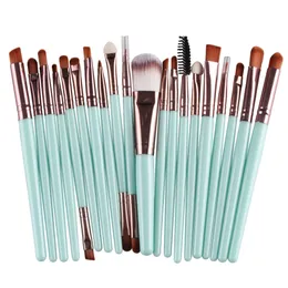 20st Verktyg Makeup Brushes Set för ögon Kosmetika Eye Shadow Eyebrow Lips 22 Färger Tillgängliga DHL Gratis Makeup Tools Tillbehör